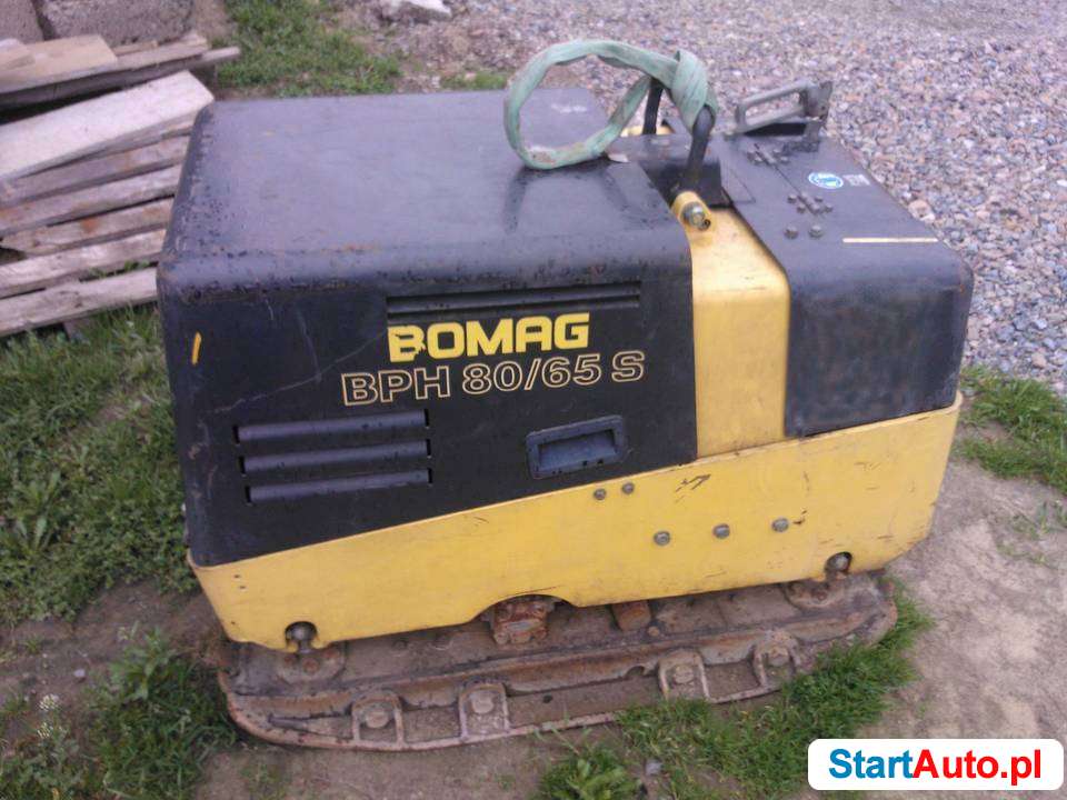 Zagęszczarka 800kG Bomag 80-65 S + pilot – jak Wacker 800kg