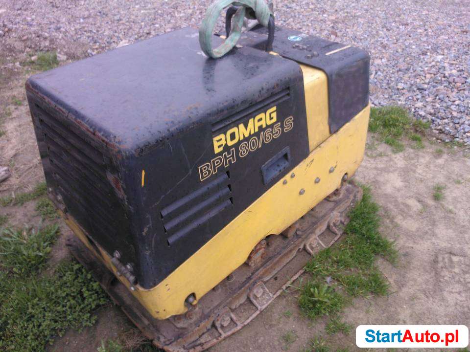 Zagęszczarka 800kG Bomag 80-65 S + pilot – jak Wacker 800kg