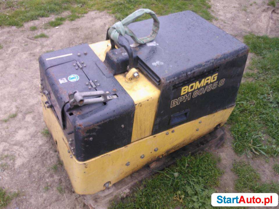 Zagęszczarka 800kG Bomag 80-65 S + pilot – jak Wacker 800kg
