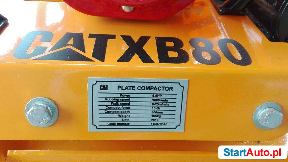 Zagęszczarka CAT XB80 – 105 kg