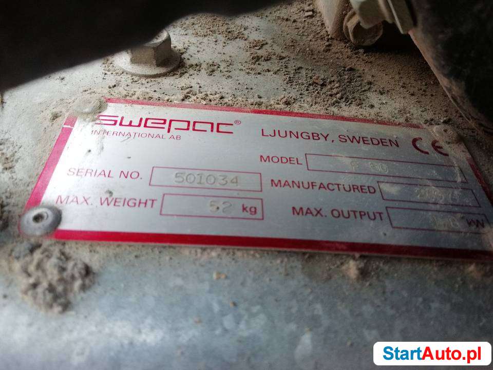 Zagęszczarka gruntu swepac ubijarka skoczek