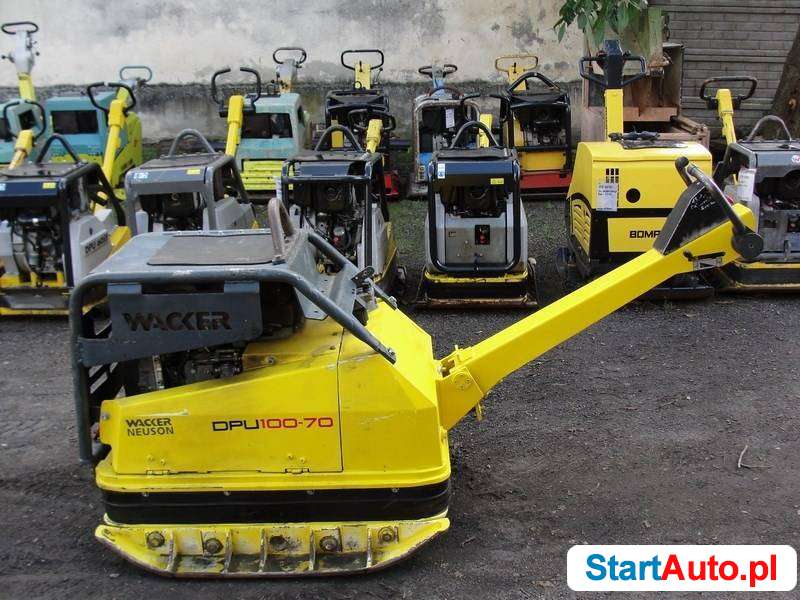 ZAGĘSZCZARKA Płyta WACKER DPU 100-70 710kg NR.137