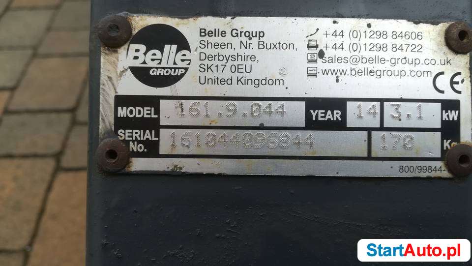 zagęszczarka rewersyjna BELLE RPC 30/40 2014r