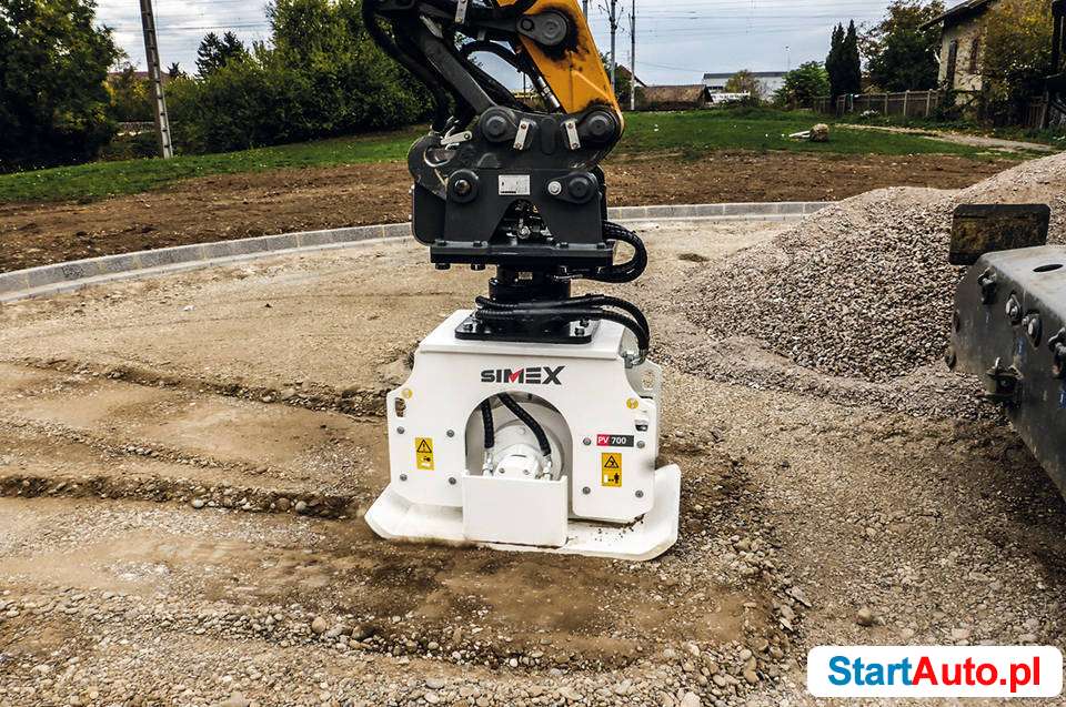 Zagęszczarka Simex PV700 dla koparek 9-22 ton