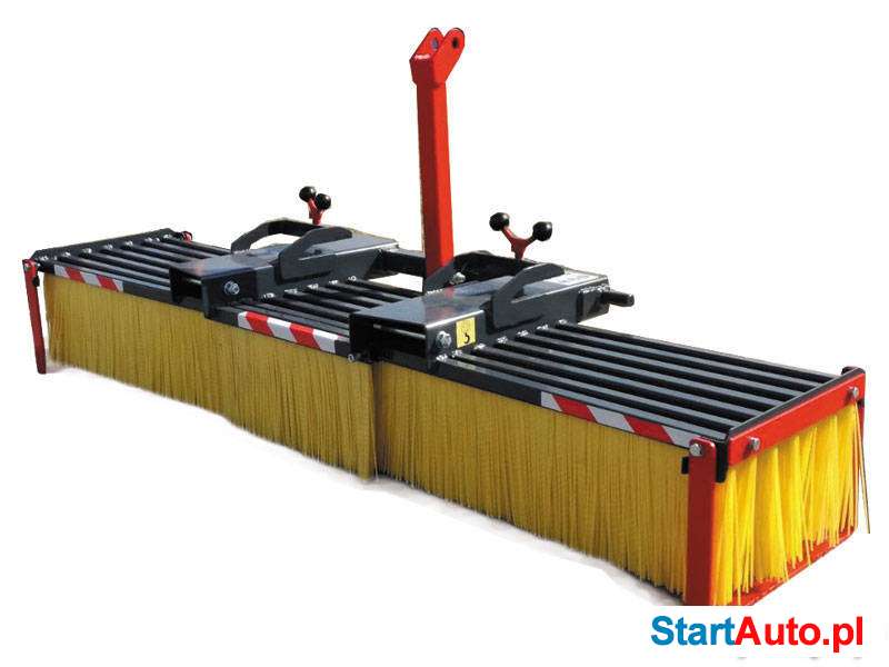 Zamiatarka szczotkowa ZL150 na widły wózka koparko ładowarki