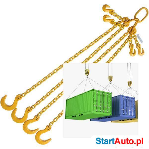 ZAWIESIE ŁAŃCUCHOWE KONTENEROWE 4C 4,25T 5M atest
