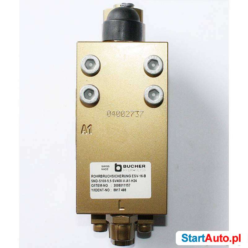 Zawór bezpieczeństwa CINDY Bucher ESV-16-B CNH 8917498