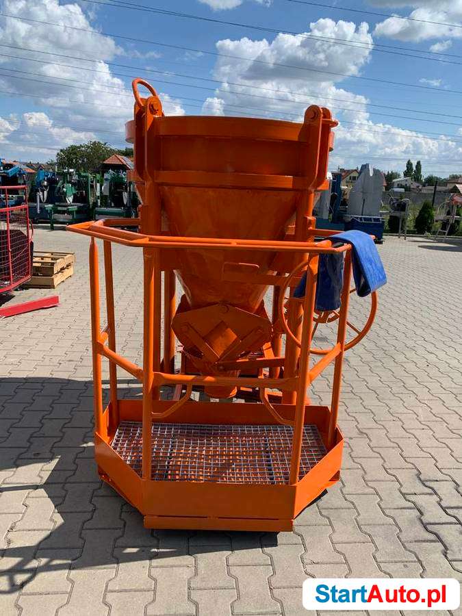 Zbiornik do betonu z podestem 500l bomba pojemnik kastra