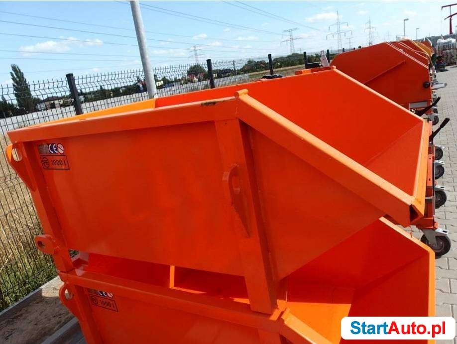 Zbiornik dźwigowy śmieci beton gruz EICHINGER 1000 kastra