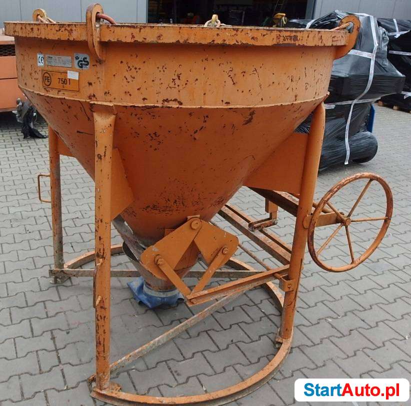 Zbiornik na beton 750L EICHINGER Koło rękaw