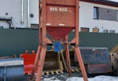 Zbiornik silos lej workownica kubeł BIG BAG z dozownikiem