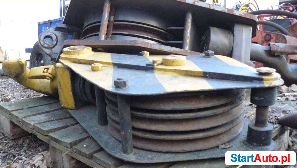 Zblocze linowe do dźwigu 15 ton 3 rolki Zblocze 3 rolkowe 15