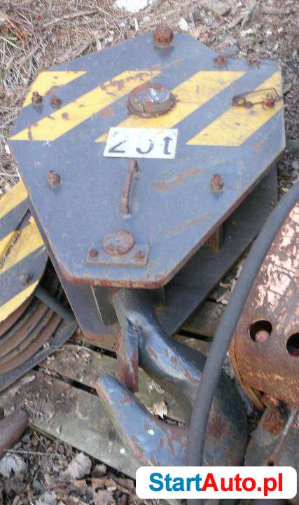 Zblocze linowe do dźwigu 25 ton 1 rolka + hak Zblocze hakowe