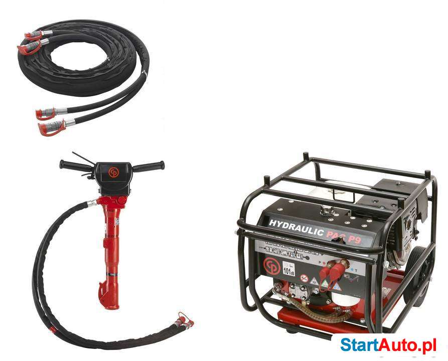 Zestaw hydrauliczny PAC P9+BRK 55VR+węże hydrauliczne 7m CP