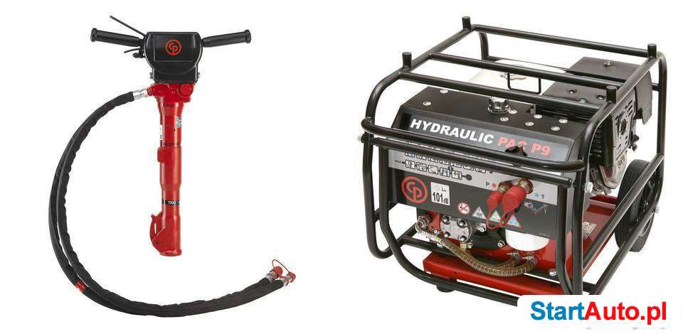 Zestaw hydrauliczny PAC P9+BRK 55VR+węże hydrauliczne 7m CP