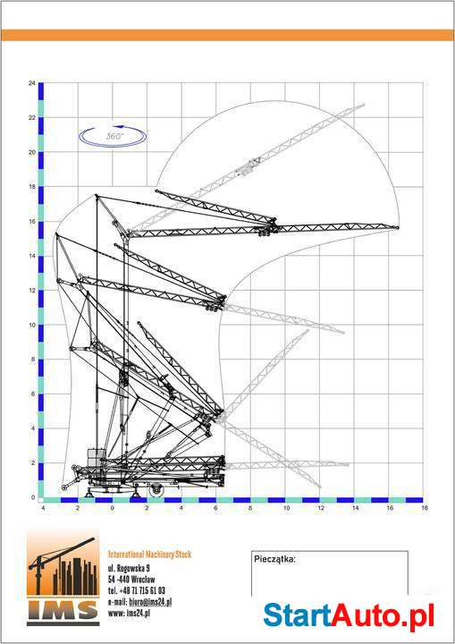Żuraw dźwig VICARIO OMV 260 / Potain Igo 10, 2021r. NOWY