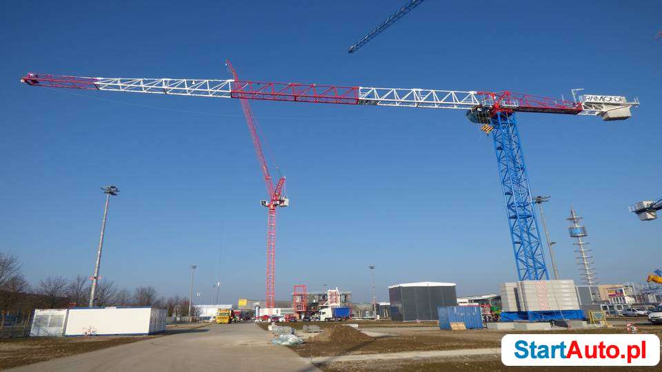 Żuraw dźwig wieżowy Raimondi MRT 189 – 10 TON, wysięg 65m