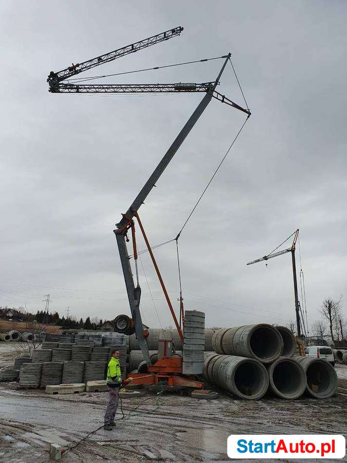 Żuraw szybkomotujący hydrauliczny Cattane CM62 udźwig 1200kg