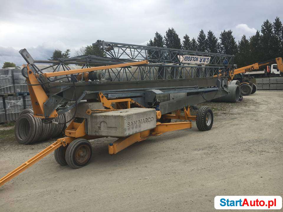 Żuraw szybkomotujący hydrauliczny SAN MARCO udźwig 1000kg