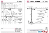 Żuraw Wieżowy Peiner 206/1 z 2005r