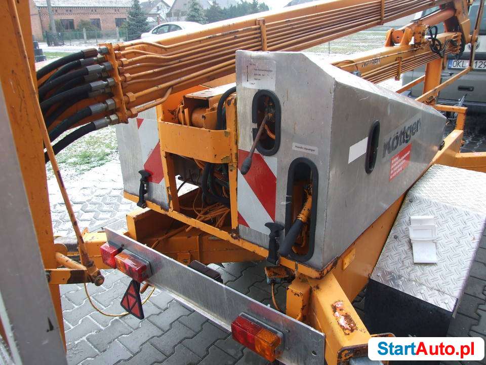 Zwyżka Podnośnik Na Przyczepie koszowy Köttgen 11m