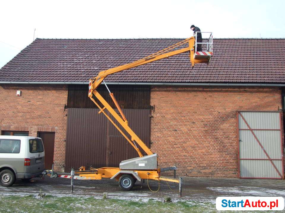 Zwyżka Podnośnik Na Przyczepie koszowy Köttgen 11m