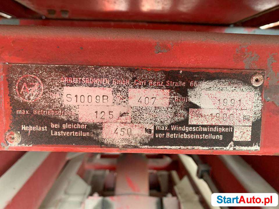 zwyżka wysięgnik podnośnik nożycowy